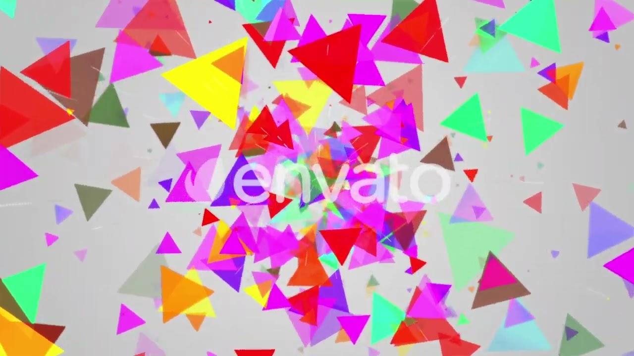 Colorful Shape Flying | Videohive