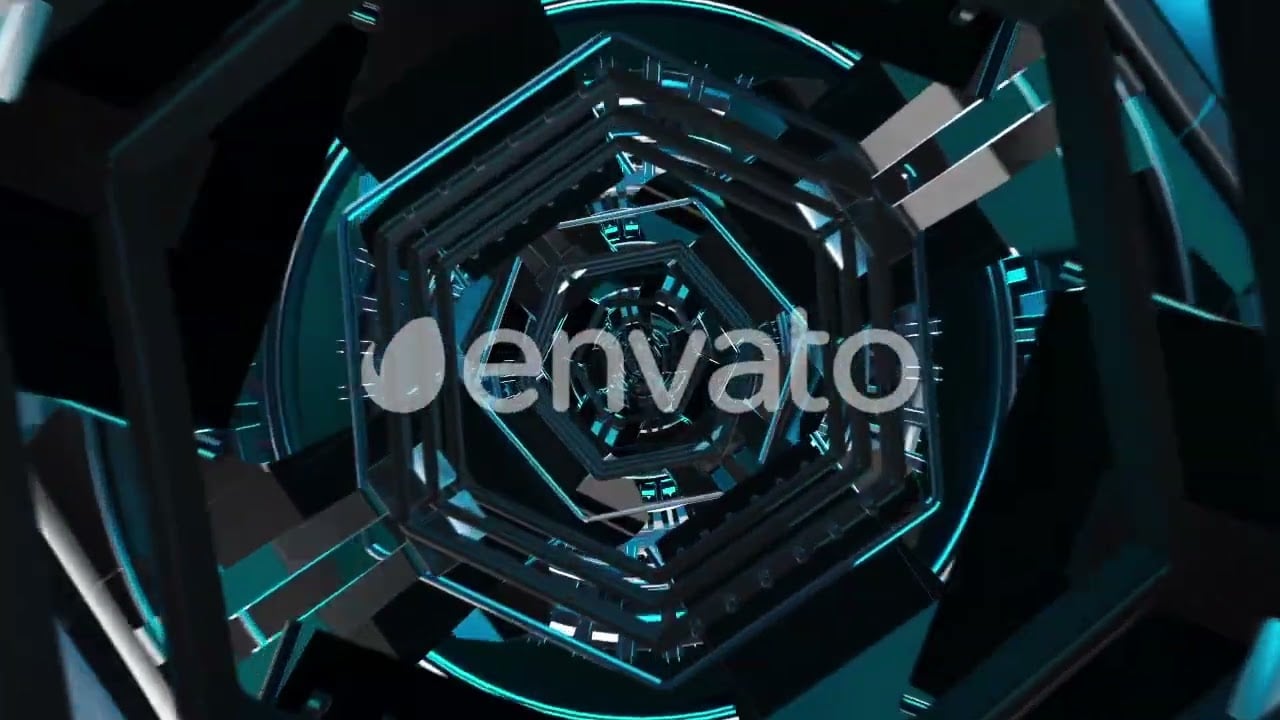 Hi Tech Tunnel VJ | Videohive