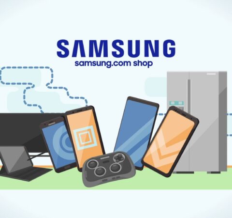 Samsung Shop motion graphic